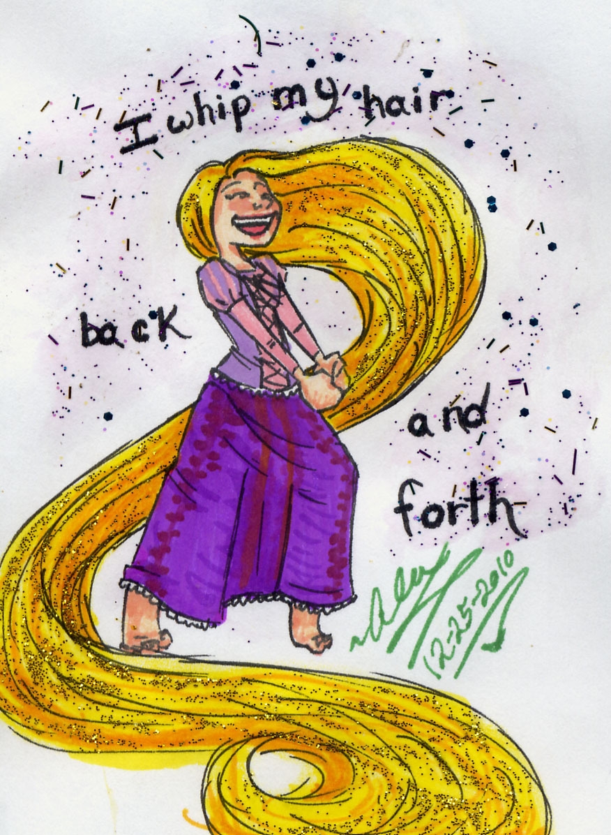 I Whip my Hair Back and Forth - Disney Princess Fan Art (18392420) - Fanpop