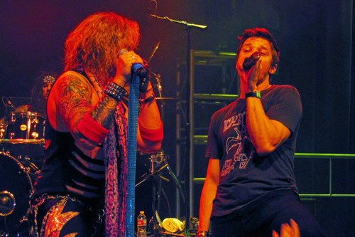  Jeremy Renner Performs with Steel panther, harimau kumbang - 2010