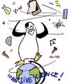 Kowalski's Happy Dance - penguins-of-madagascar fan art