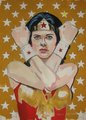 Lynda Carter as Wonder Woman by artist Paul Davison - wonder-woman fan art