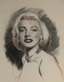 Marilyn Monroe by Paul Davison - classic-movies fan art