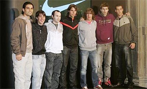  Nadal and Piqué 2008