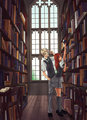 Studying - draco-and-ginny fan art