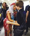 VMAs Backstage - Gaga & Bieber (doesn't look real to me) - lady-gaga photo
