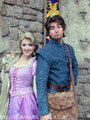 Winter Rapunzel and Flynn - disney-princess photo