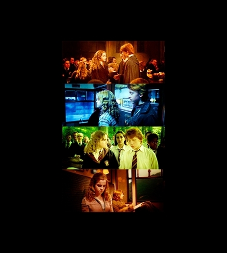  hermione&ron fanart