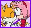  tails and amy キッス
