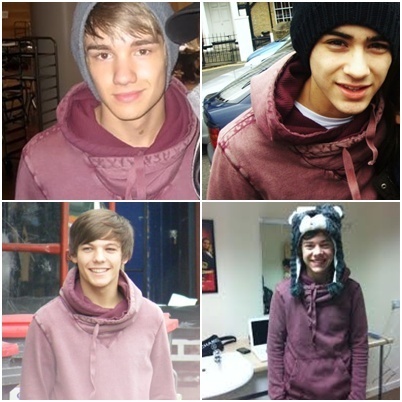 1D = Heartthrobs (That Hoodie! They've All Worn It Apart From Niall) 100% Real :) x