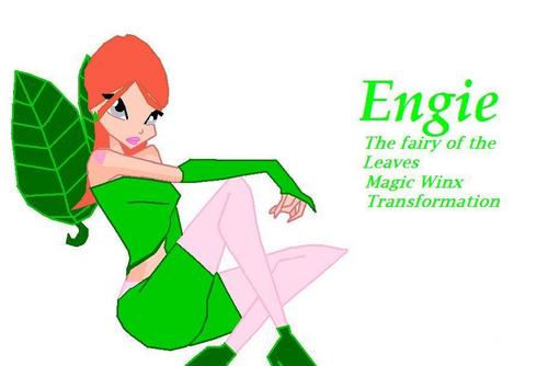  Engie in her magic winx transformation