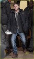 Jensen Ackles and Jared Padalecki shoot scenes for Supernatural on January 13 In Vancouver - supernatural photo