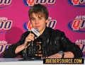 Q100 press Conference - justin-bieber photo