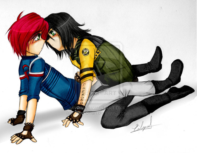 Fan Art of Frank and Gerard for fans of My Chemical Romance. 