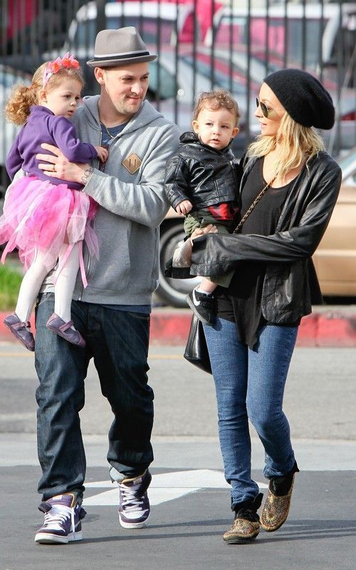 Joel Madden And Nicole Richie And Kids. January 11 - Nicole Richie and