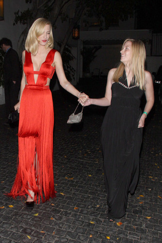  January Jones at chateau, schloss Marmont for the Golden Globes After Party