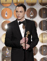 Jim Parsons Accepting the 2011 Golden Globe for Best Actor in a Comedy TV Series  - jim-parsons photo