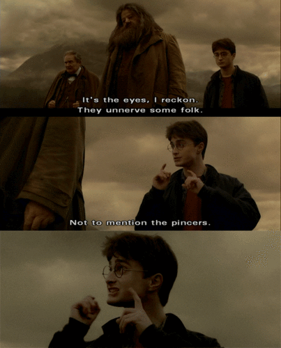  Not to mention the pincers