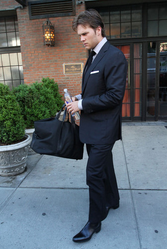 Tom Brady Leaves the Bowery Hotel-May 5, 2010