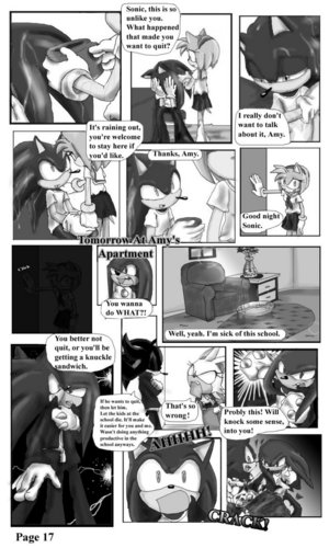  sonic high school comic pg 17