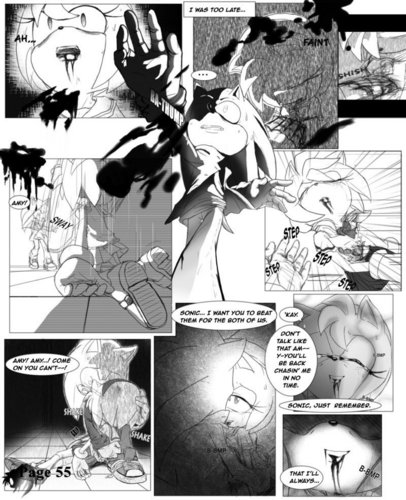  sonic high school comic pg 55