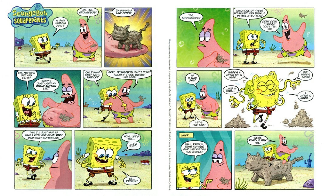 Lint Comic - Spongebob Squarepants Fan Art (18625695) - Fanpop