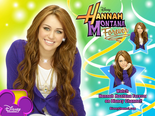  ディズニー Channel Summer of Stars EXCLUSIVE(Hannah Montana 4'ever) Miley version 壁紙 2 によって dj!!!