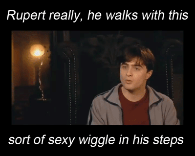  Interview - Dan talks about how Rupert walks with a sexy wiggle :P