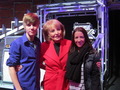 Justin & his mom with Barbara Walters - justin-bieber photo