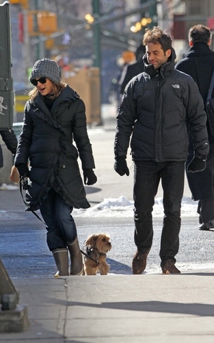 Walking with Ben and Whiz in New York City