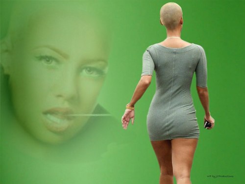  Amber Rose from Behind
