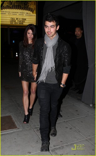 Ashley and Joe on a night out in LA (28th January 2011).
