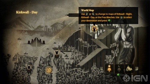 Dragon Age II- World Map