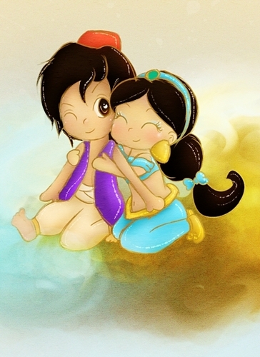 Jasmine and Aladdin 