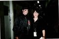 Lisa Dalton and Michael Jackson backstage at RN1814 Tour - michael-jackson photo