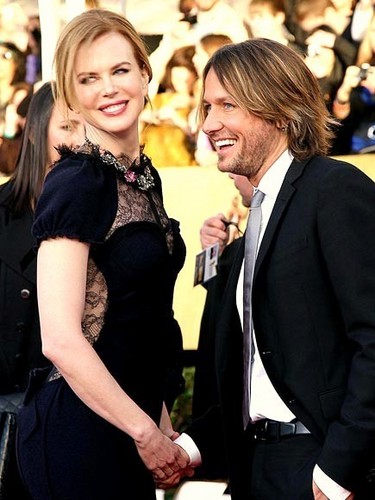 Nicole Kidman and Keith Urban at the 17th Annual Screen Actors Guild Awards 