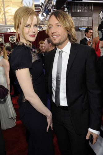 Nicole Kidman and Keith Urban at the 17th Annual Screen Actors Guild Awards 