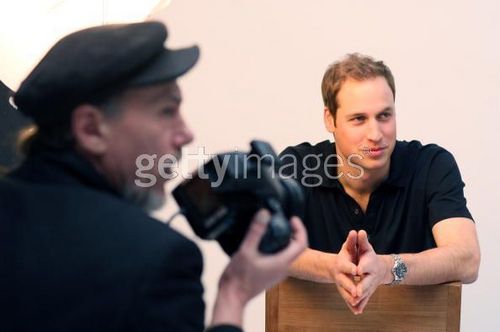 Prince William And Jeff Hubbard Iconic Diptych Photo Shoot For Crisis Charity