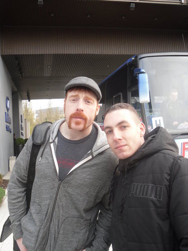  Sheamus outside the ring