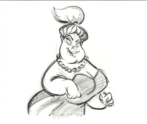  Ursula - Character डिज़ाइन