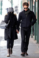 Walking with Ben and Whiz in New York City - natalie-portman photo