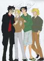 harry, jace (<3), Percy , Peeta - the-heroes-of-olympus fan art