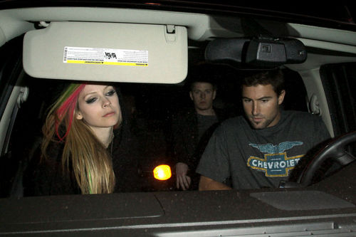  Avril Lavigne and Brody Jenner At Koi Restaurant 2.2.2011