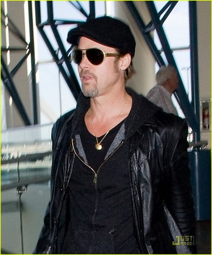  Brad Pitt At Lax 2011