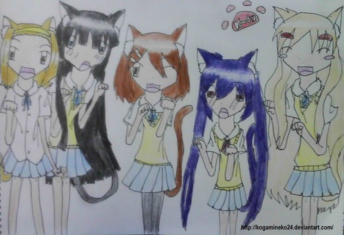 K-ON drawn by me :D