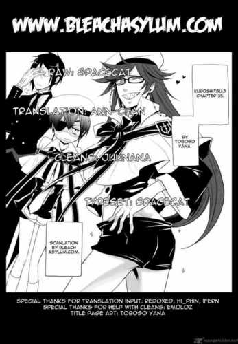 Kuroshitsuji [Black Butler] Chapter 35-38 Manga Scans