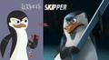 Lizbeth Vs. Skipper - penguins-of-madagascar fan art