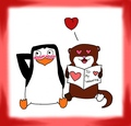 A Skilene Valentine!  - penguins-of-madagascar fan art