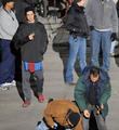 Andrew shooting in downtown LA - February 4th 2011 - andrew-garfield photo