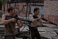 Daryl and Rick aiming. - the-walking-dead photo