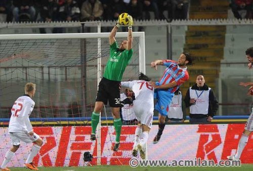 Serie A TIM, 2010/2011. Catania-Milan 0-2.