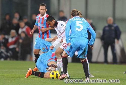  Serie A TIM, 2010/2011. Catania-Milan 0-2.
